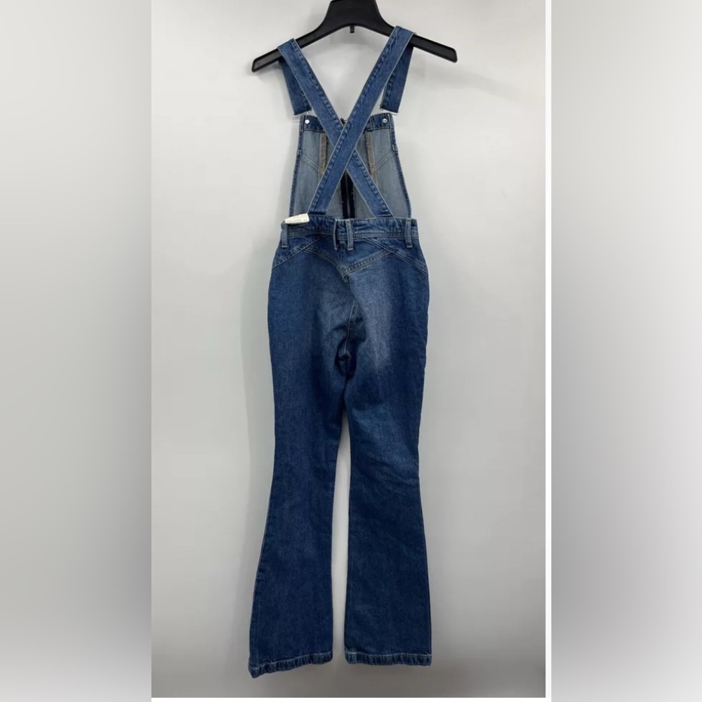 The Free People Camilla Slim Boot Overalls. size M, worn 1x - Picture 5 of 8